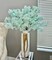 Mila Faux Silk Blue Cherry Blossom Branch Set of 3 pcs 36'' Wedding, Party, Event, Japan's National Flower